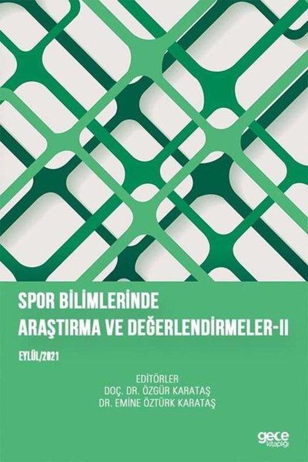 Spor Bilimlerinde Araştırma ve Değerlendirmeler 2 - Eylül 2021 - Gece Kitaplığı - Image 1