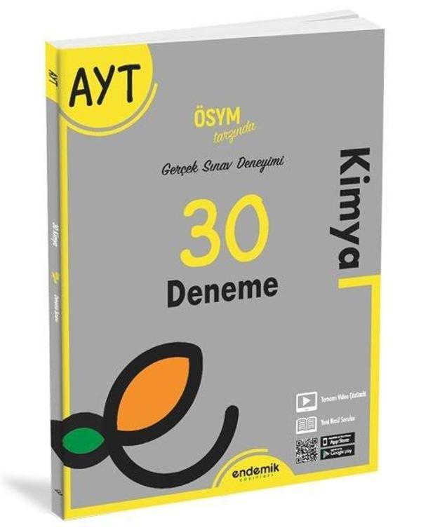 2022 AYT 30 lu Kimya Deneme Sınavı - Endemik Yayınları - Image 1