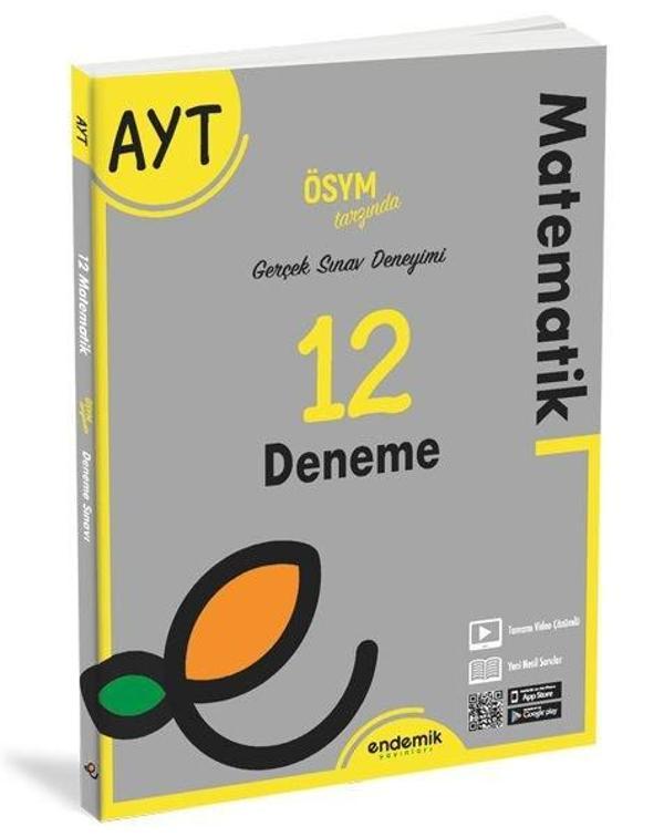 2022 AYT Matematik 12'li Deneme Sınavı - Endemik Yayınları - Image 1