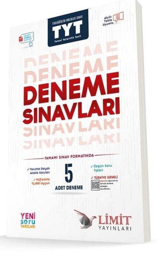 TYT 5'li Deneme - Limit Yayınları - Image 1