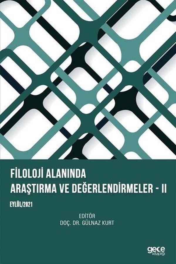 Filoloji Alanında Araştırma ve Değerlendirmeler 2 - Eylül 2021 - Gece Kitaplığı - Image 1
