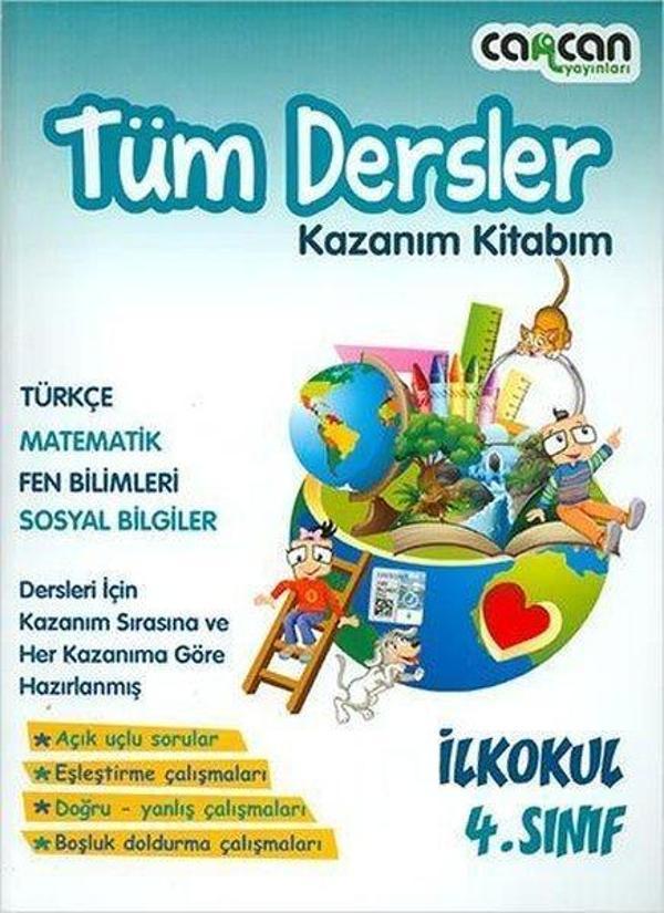 4.Sınıf Tüm Dersler Kazanım Kitabım - Can Can Yayınları - Image 1