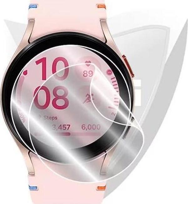 Samsung Galaxy Watch FE 40mm Uyumlu 3 Adet Şeffaf Ekran koruyucu Nano Jelatin - Image 1