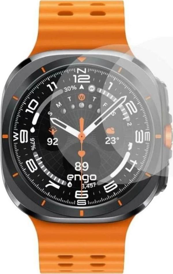 Samsung Galaxy Watch Ultra 47mm Uyumlu 3 Adet Şeffaf Ekran koruyucu Nano Jelatin - Image 1