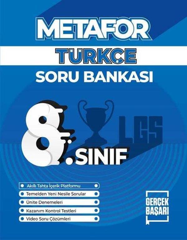 Metafor 8.Sınıf Türkçe Soru Bankası - Gerçek Başarı Yayınları - Image 1