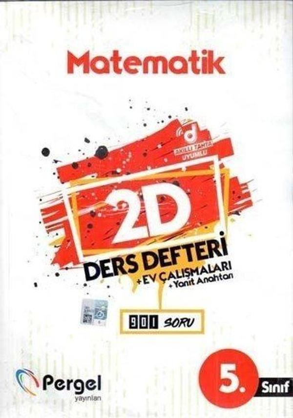 5.Sınıf Matematik 2D Ders Defteri - Pergel - Image 1