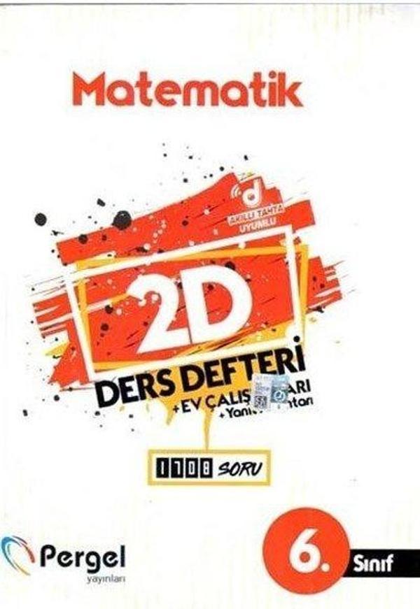 6.Sınıf Matematik 2D Ders Defteri - Pergel - Image 1