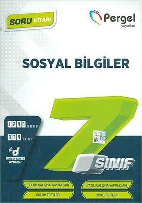 7.Sınıf Sosyal Bilgiler Soru Kitabı - Pergel - Image 1