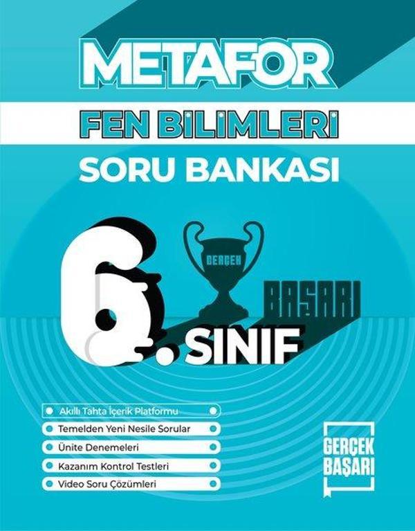 Metafor 6.Sınıf Fen Bilimleri Soru Bankası - Gerçek Başarı Yayınları - Image 1
