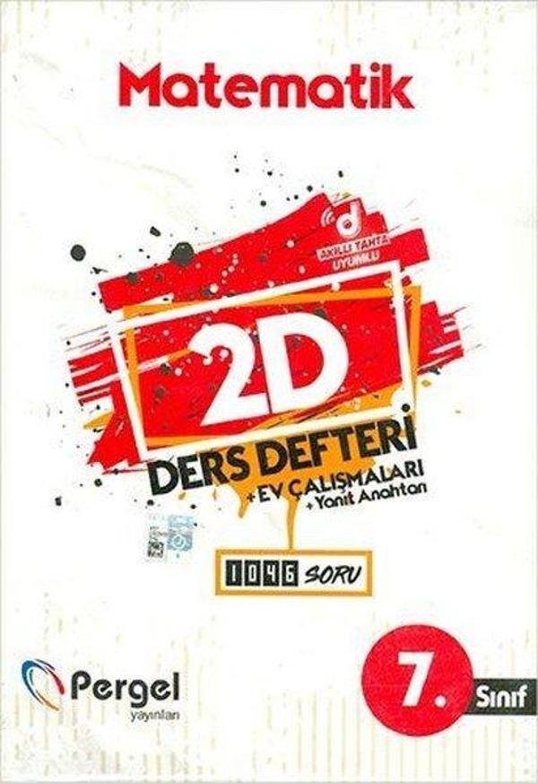 7.Sınıf Matematik 2D Ders Defteri - Pergel - Image 1