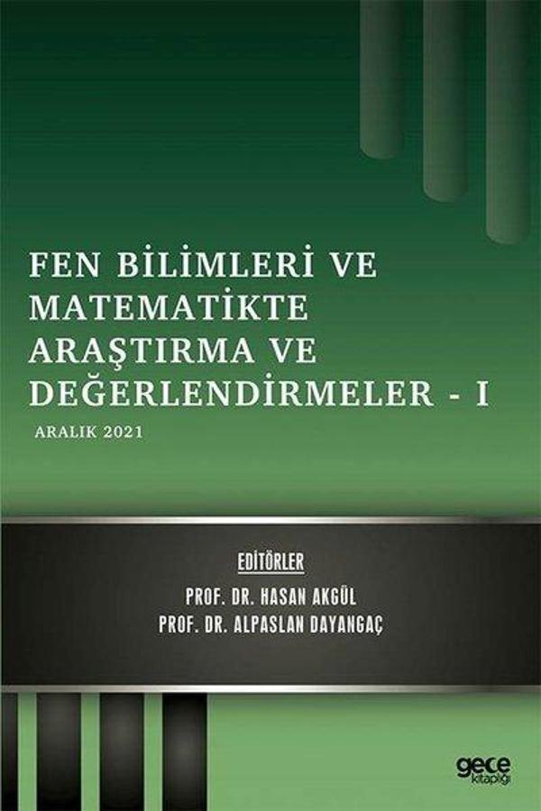Fen Bilimleri ve Matematikte Araştırma ve Değerlendirmeler 1 - Aralık 2021 - Gece Kitaplığı - Image 1