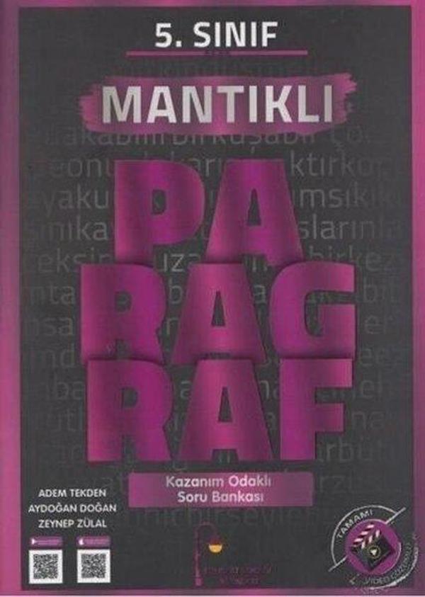 5.Sınıf Paragraf Mantıklı Soru Bankası - Edebiyat Sokağı Yayınları - Image 1
