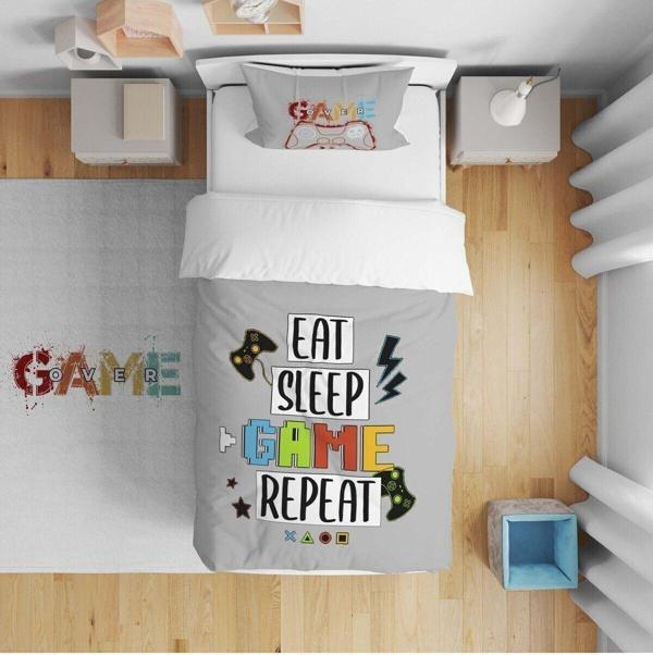 Cici Odam Çocuk Bebek Nevresim Takımı Game Konsol Temalı - Image 1