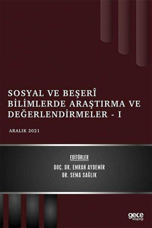 Sosyal ve Beşeri Bilimlerde Araştırma ve Değerlendirmeler 1 - Aralık 2021 - Gece Kitaplığı - Image 1