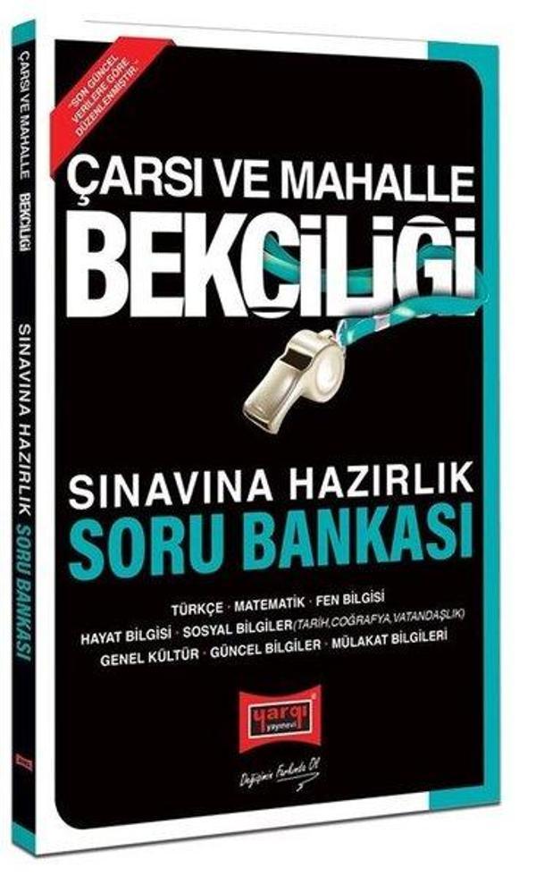 Çarşı ve Mahalle Bekçiliği Sınavına Hazırlık Soru Bankası - Yargı Yayınları - Image 1