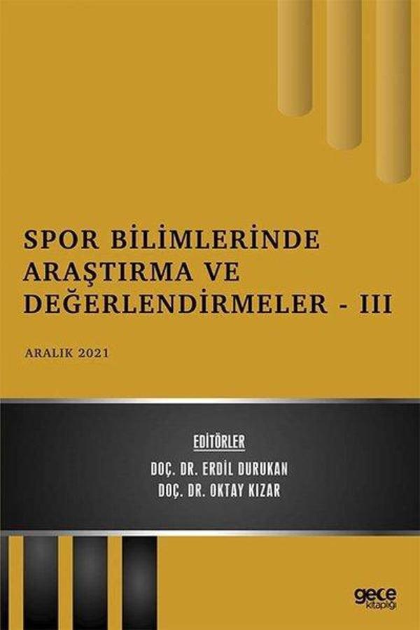 Spor Bilimlerinde Araştırma ve Değerlendirmeler  3 -Aralık 2021 - Gece Kitaplığı - Image 1