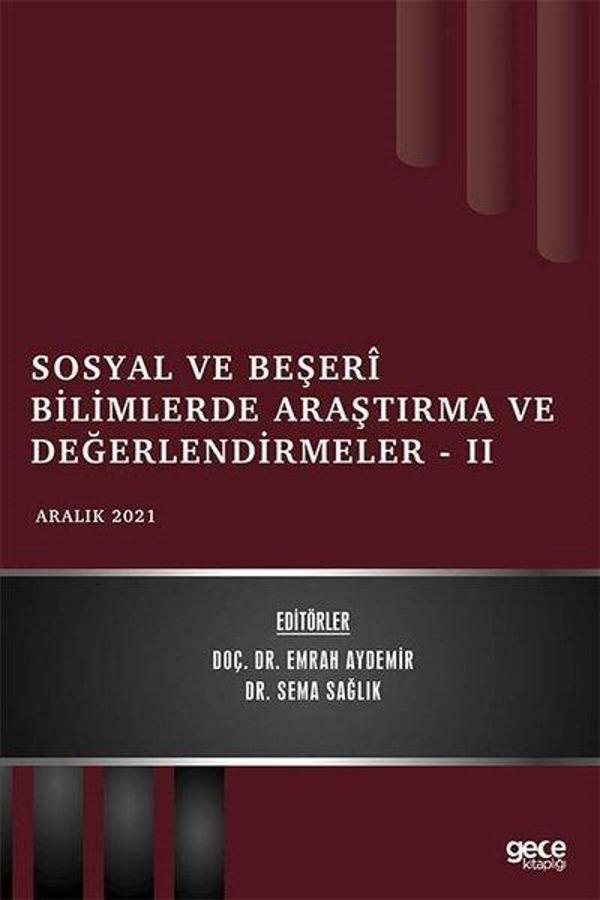 Sosyal ve Beşeri Bilimlerde Araştırma ve Değerlendirmeler 2 - Aralık 2021 - Gece Kitaplığı - Image 1