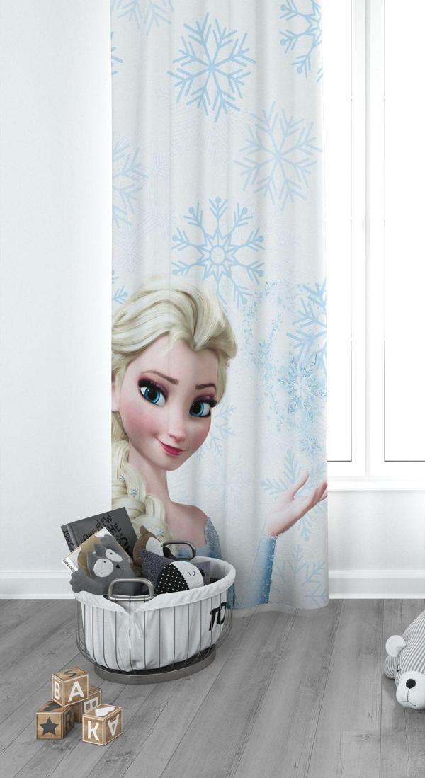 Cici Eko Karlar Ülkesi Elsa Çocuk Odası Perdesi Fon Perde - Image 1