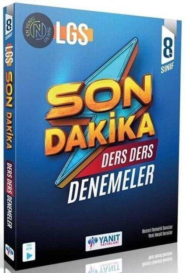 2022 LGS Son Dakika Ders Ders Denemeler - Yanıt Yayınları - Image 1