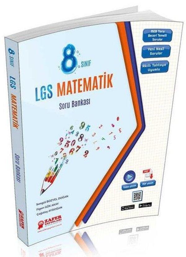 8.Sınıf LGS Matematik Soru Bankası - Zafer Yayınları-Eğitim - Image 1