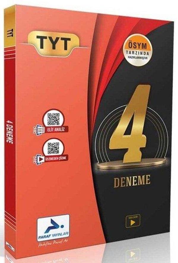2022 TYT 4 Fasikül Deneme Video Çözümlü - PRF Paraf Yayınları - Image 1