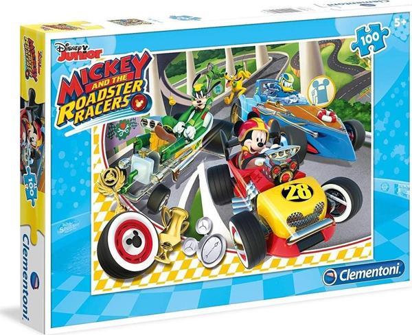 Clementoni 100 Parçalı Disney Mickey Mouse Yapboz Miki Fare Puzzle 5 Yaş ve Üzeri Çocuk Yapbozları Serisi - Image 1