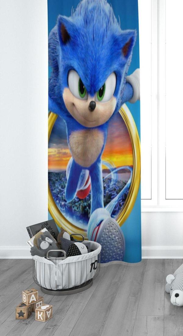 Cici Eko Super Sonic Çocuk Odası Perdesi Fon Perde - Image 1