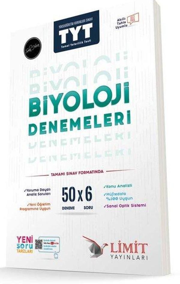 TYT 50'li Biyoloji Deneme - Limit Yayınları - Image 1