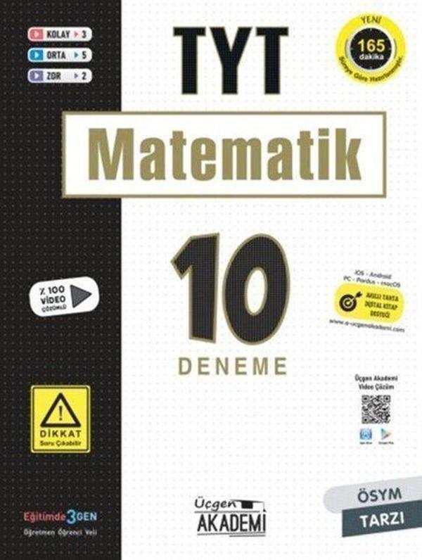 TYT Matematik 10'lu Deneme - Üçgen Akademi - Image 1