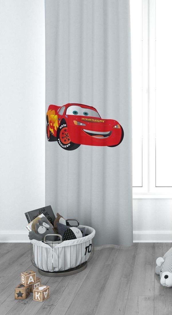 Cici Eko Şimşek McQueen Çocuk Odası Perdesi Fon Perde - Image 1