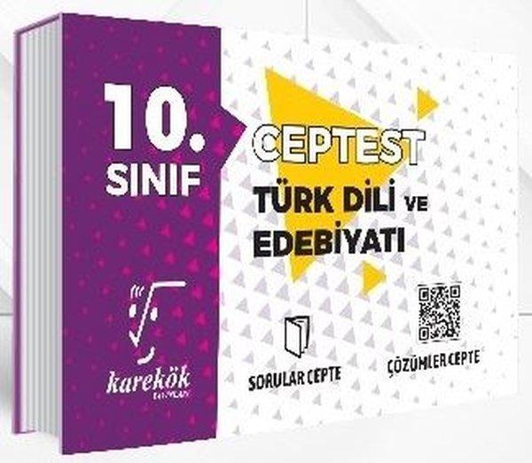 10.Sınıf Türk Dili ve Edebiyatı Cep Test - Karekök Eğitim Yayınları - Image 1