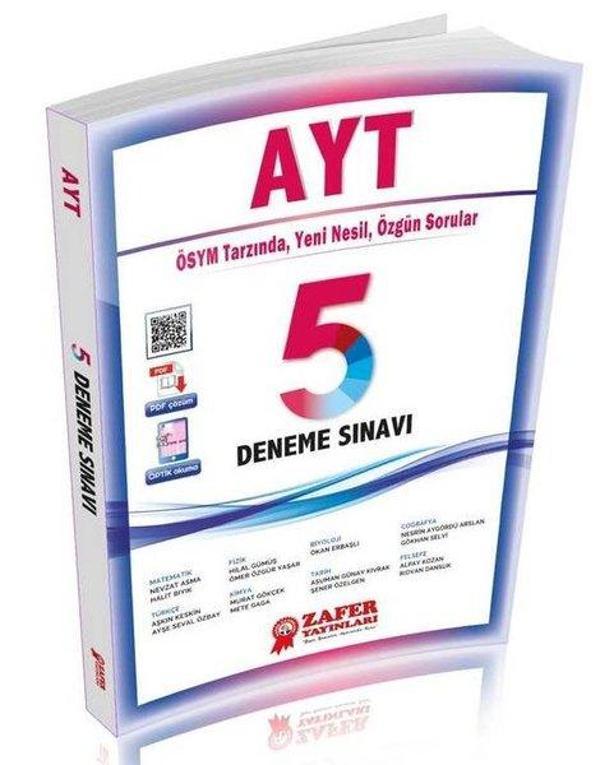 AYT 5'li Deneme - Zafer Yayınları-Eğitim - Image 1