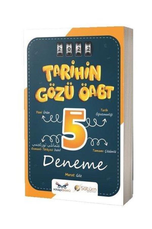 2022 Tarihin Gözü ÖABT Tarih Öğretmenliği 5'li Deneme - Satürn Yayınları - Image 1