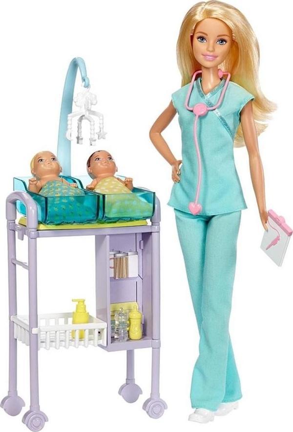 Mattel Oyuncak Barbie ve Meslekleri Oyun Setleri (Karışık Model 1 Adet) Dhb63 - Image 1