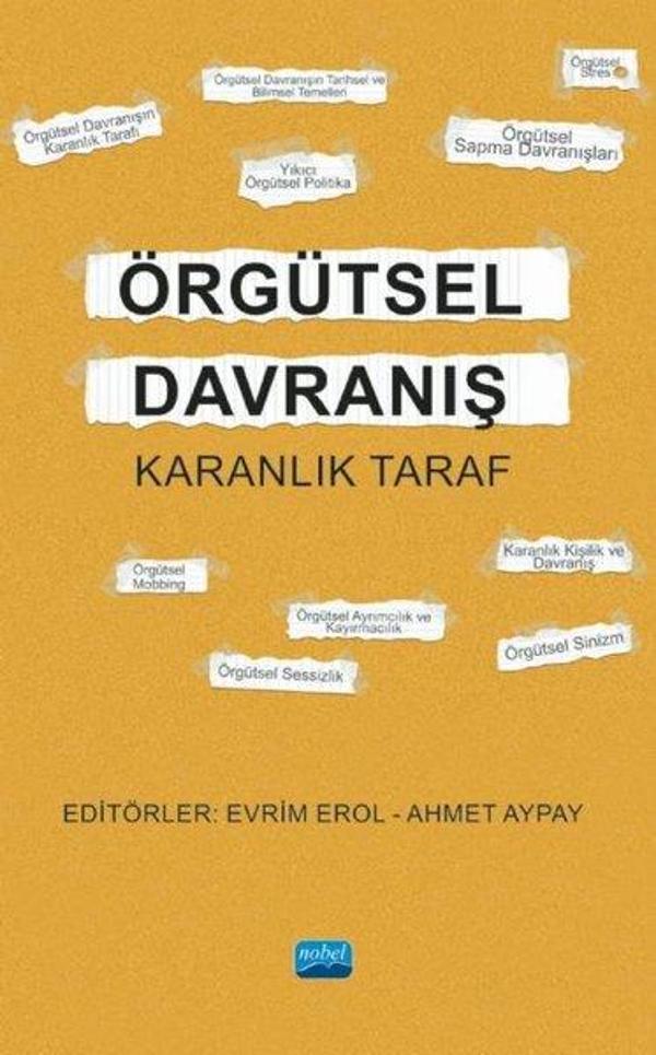 Örgütsel Davranış - Karanlık Taraf - Nobel Akademik Yayıncılık - Image 1