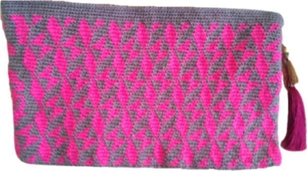 El&Ma Design El Örgüsü Wayuu Clutch Çanta (32 Cm X 20 Cm) - Image 1