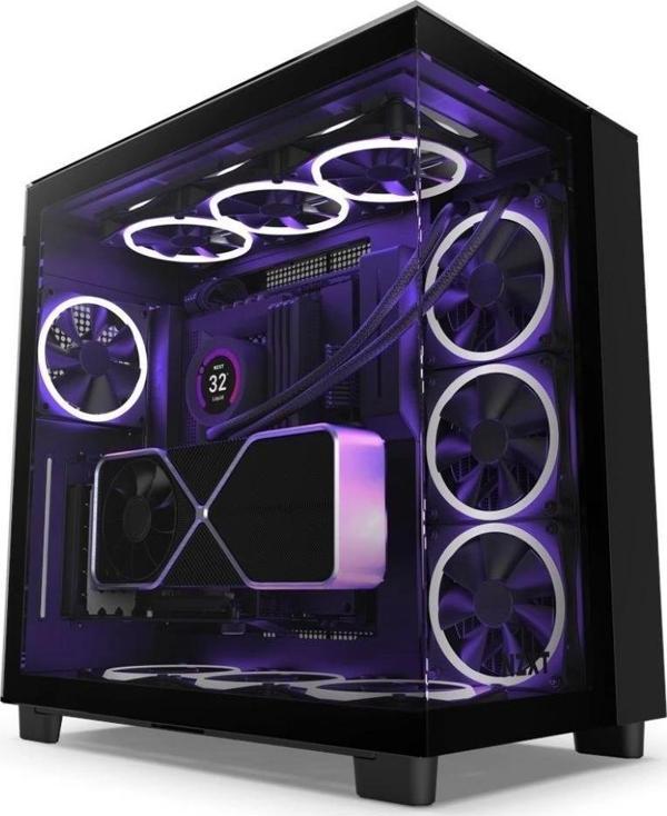 NZXT H9 Elite CM-H91EB-01 Siyah ATX Mid Tower Kasa - Image 1