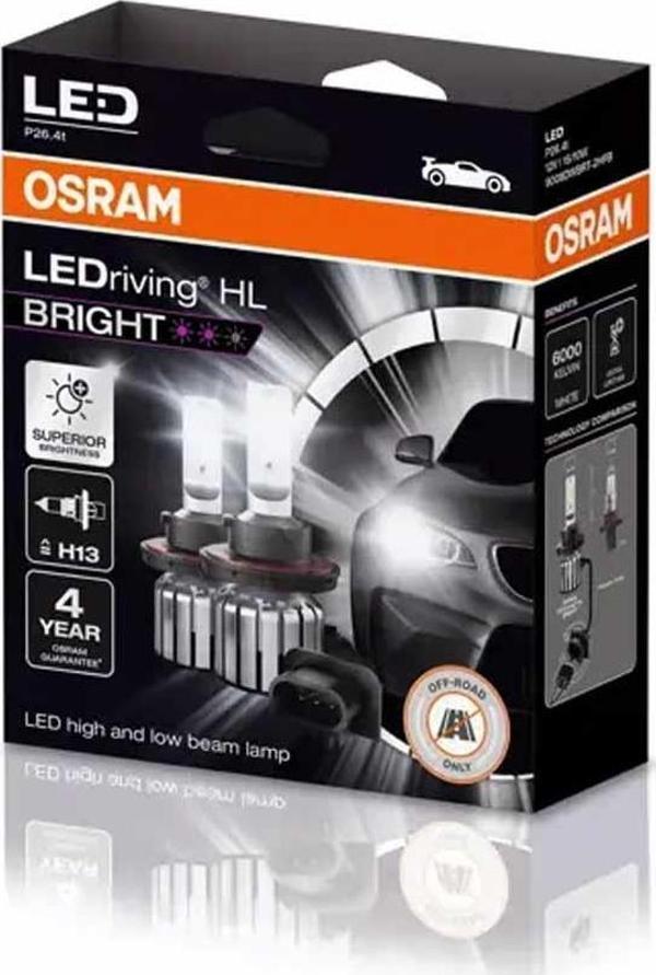 Osram Far Ampulü Led H13 12V 15W Bright Model 9008DWBRT-2HFB - Image 1