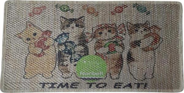 Nanbell Jüt Halı Kedi Tırmalama 70X43 cm Desenli No:1 - Image 1