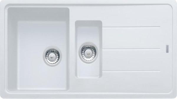 FRANKE FRAGRANIT BASIS BFG 651 BIANCO 1.5 GÖZLÜ MUTFAK EVYESİ - Image 1