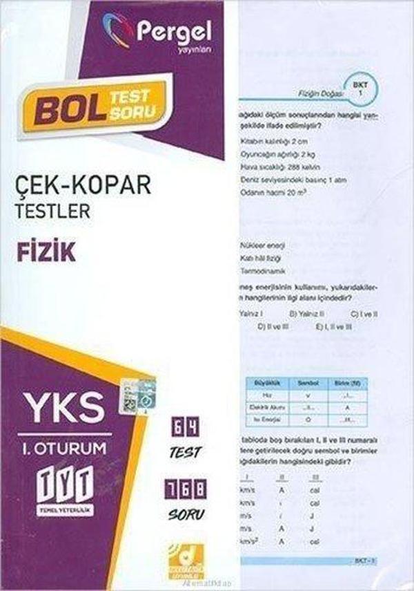 TYT Fizik Çek Kopar Yaprak Testler - Pergel - Image 1