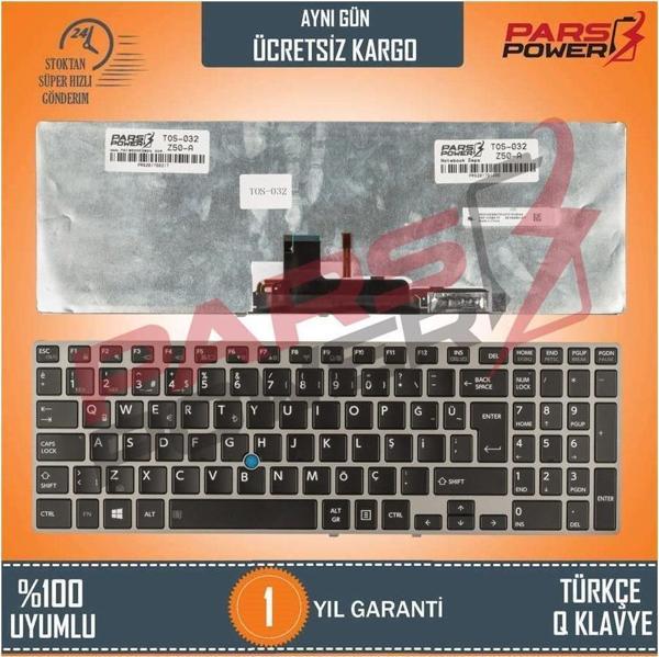 NOTEWARE TOSHIBA Tecra Z50-A Laptop Klavyesi Işıklı Tuş Takımı - Image 1