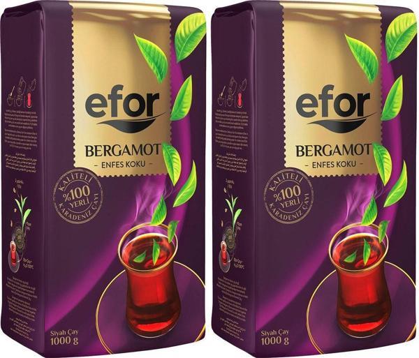 Efor  Bergamot Aromalı Çay 1Kg. 2'Li Set - Image 1