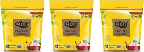 Efor  Demlik Poşet Çay Jumbo Prime Label 30Gr 35 Li X 3 Adet - Image 1