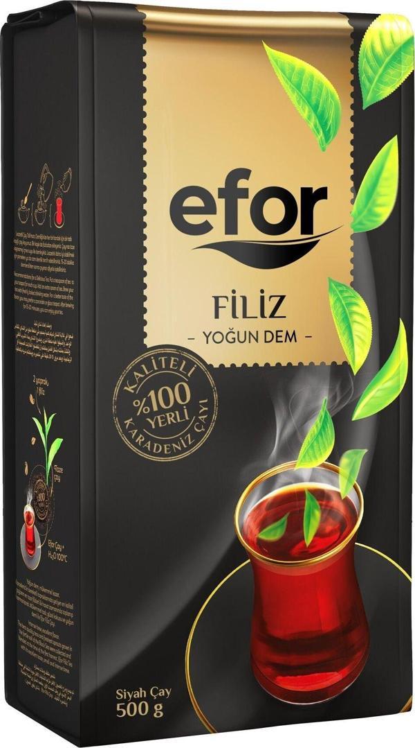Efor Filiz Dökme Siyah Çay - 500Gr - Image 1
