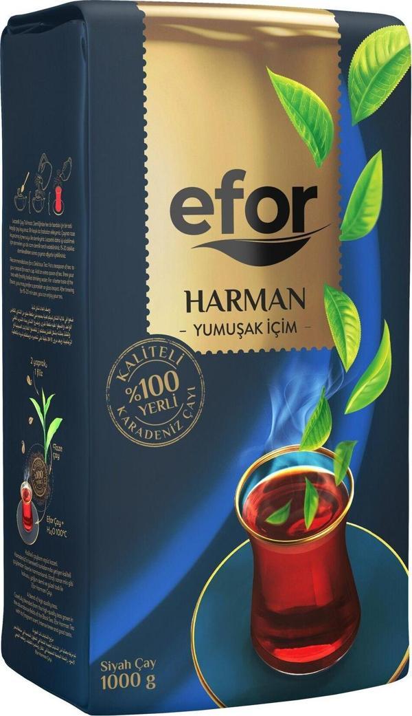 Efor Harman Dökme Siyah Çay - 1000Gr - Image 1