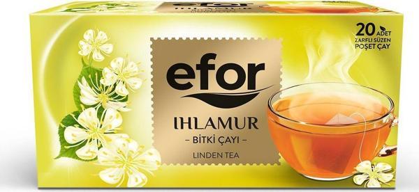 Efor Ihlamur Bardak Poşet Bitki Ve Meyve Çayı - 20'Li - Image 1