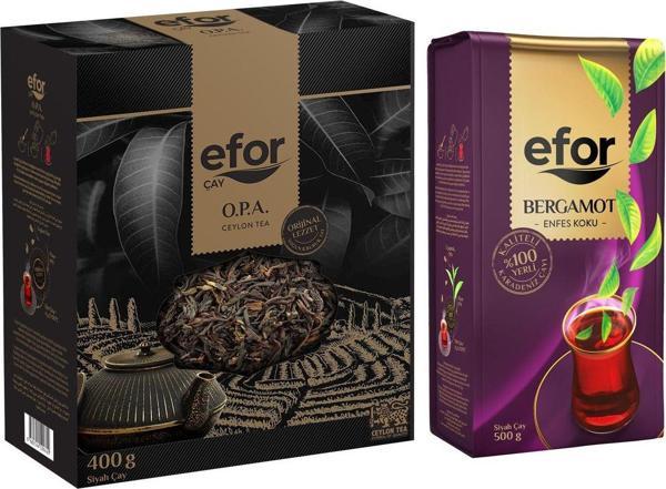 Efor Opa Ceylon Çay 400Gr +  Bergamot Aromalı (Earl Grey) Çay 500Gr - Image 1