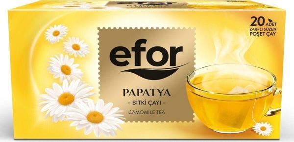 Efor Papatya Bardak Poşet Bitki Ve Meyve Çayı - 20'Li - Image 1