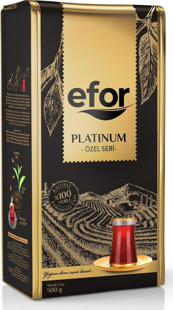 Efor Platinum Özel Seri Dökme Siyah Çay - 500Gr - Image 1